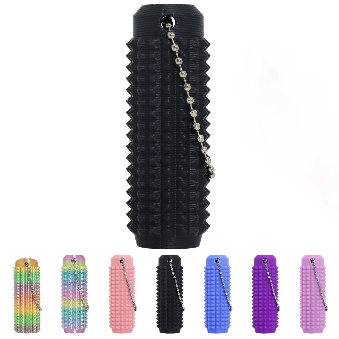 XNJAMG Little Ouchies Fidget Toy – Spiky Roller Keychain for Anxiety, Stress Relief & Focus