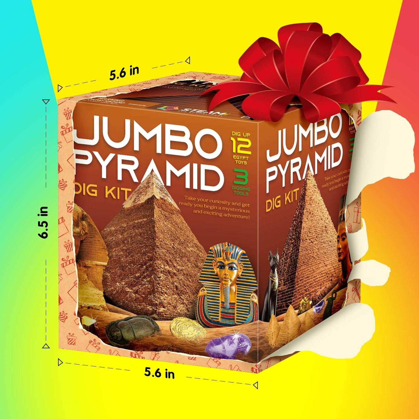 XX Pyramids Dig Kit – Interactive Ancient Egypt Excavation for Kids | STEM Toy