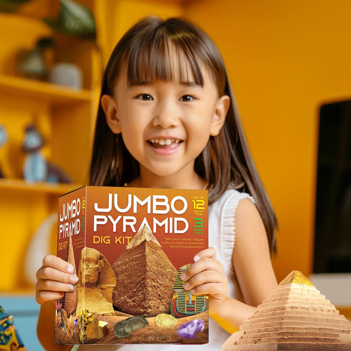 XX Pyramids Dig Kit – Interactive Ancient Egypt Excavation for Kids | STEM Toy