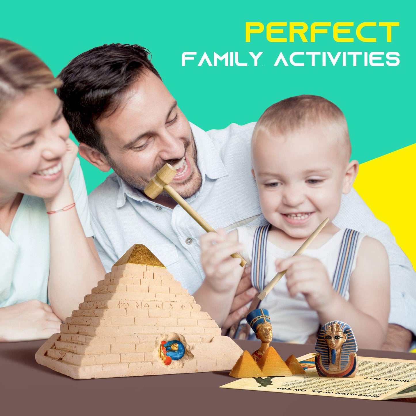 XX Pyramids Dig Kit – Interactive Ancient Egypt Excavation for Kids | STEM Toy