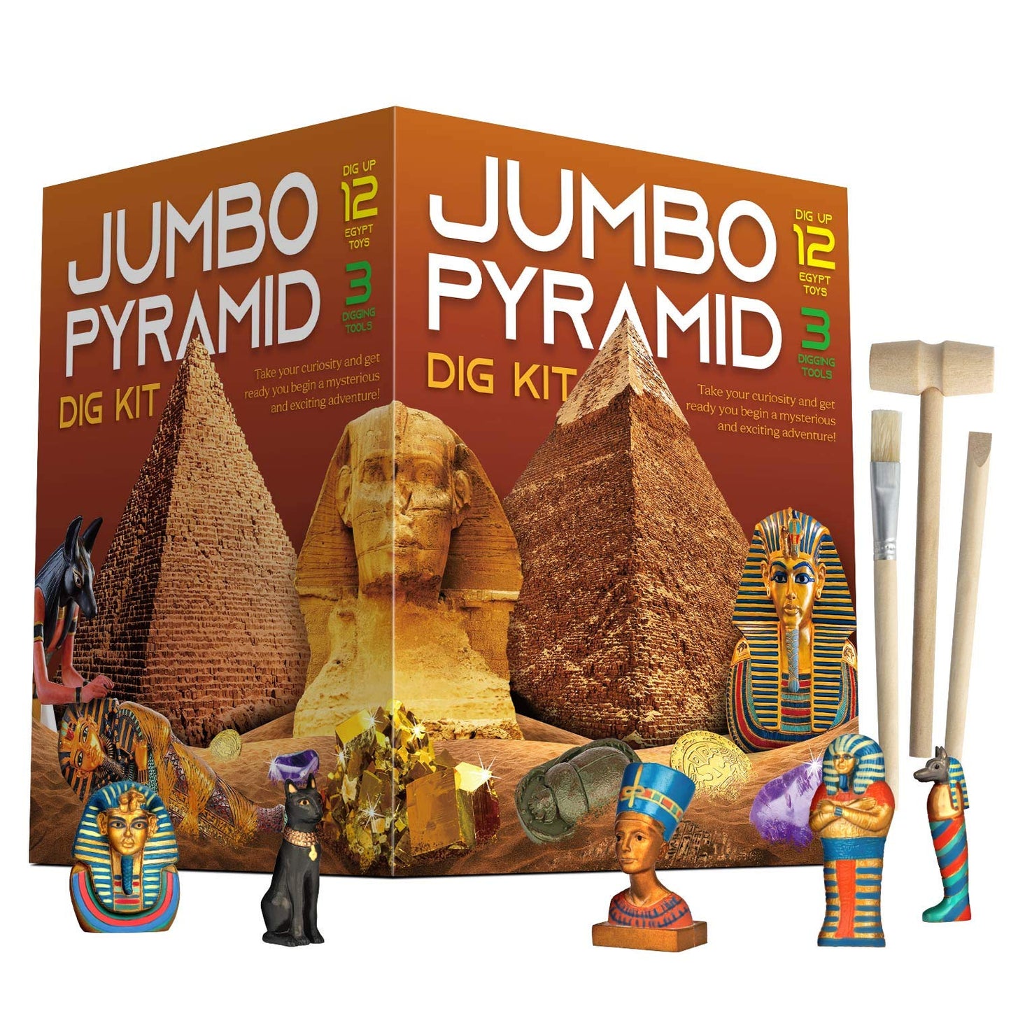 XX Pyramids Dig Kit – Interactive Ancient Egypt Excavation for Kids | STEM Toy