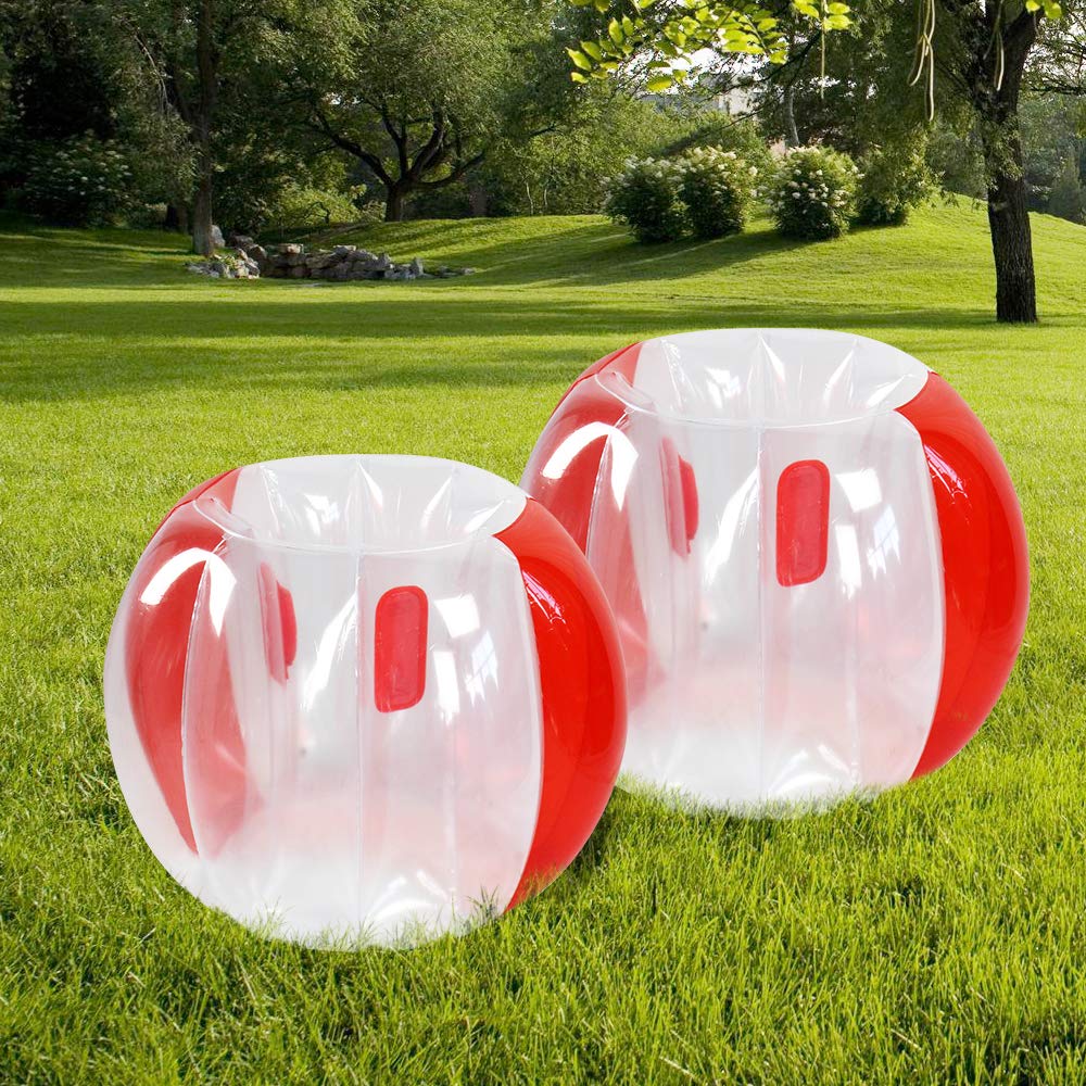 X XBEN Inflatable Bumper Balls (2-Pack) – 47-inch Giant Wearable Bubble Balls for Kids & Adults