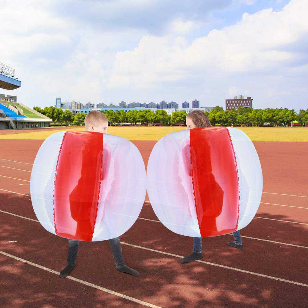X XBEN Inflatable Bumper Balls (2-Pack) – 47-inch Giant Wearable Bubble Balls for Kids & Adults