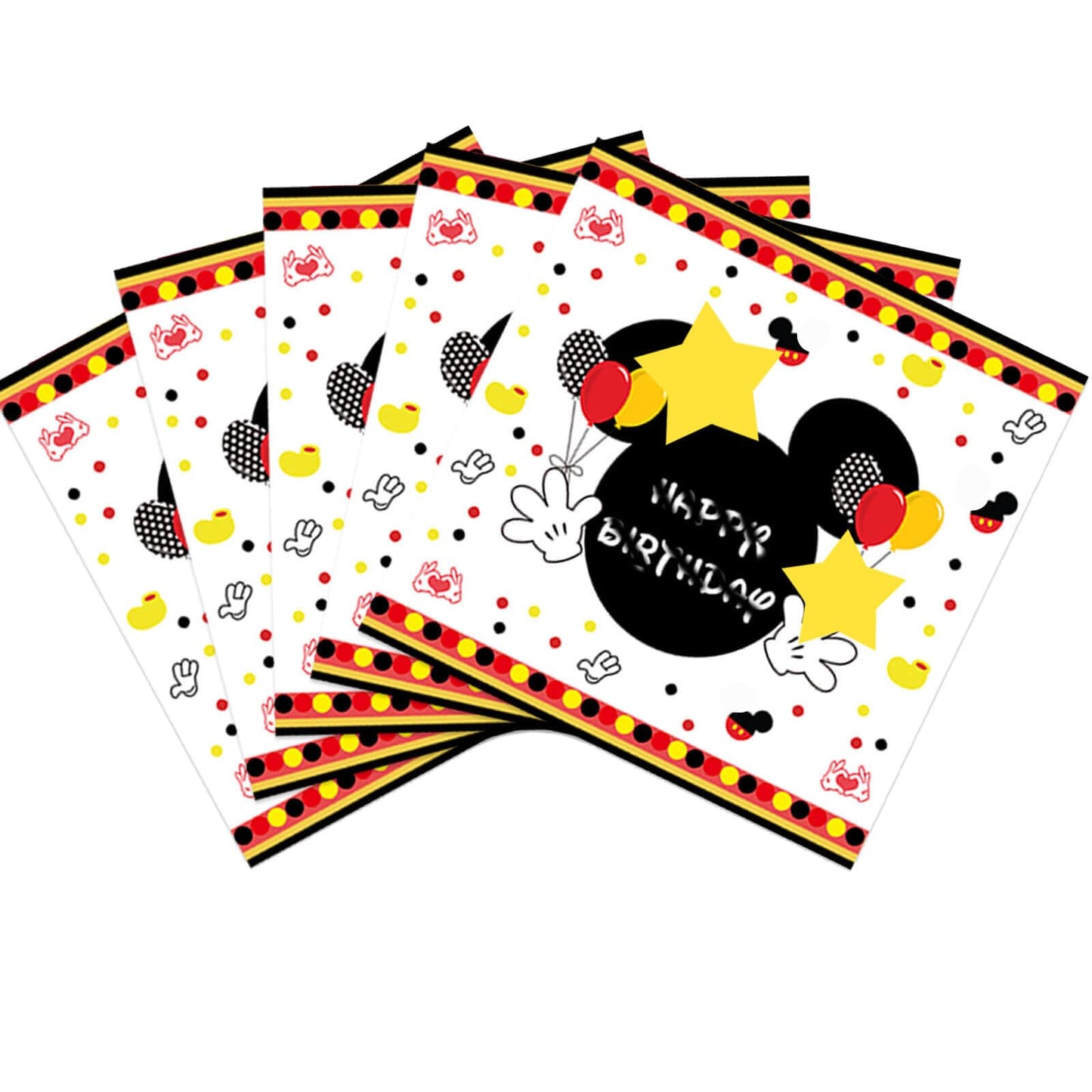 XXDecor 80 Pcs Red Cartoon 1st Birthday Party Tableware Kit for Boys – 20 Guests