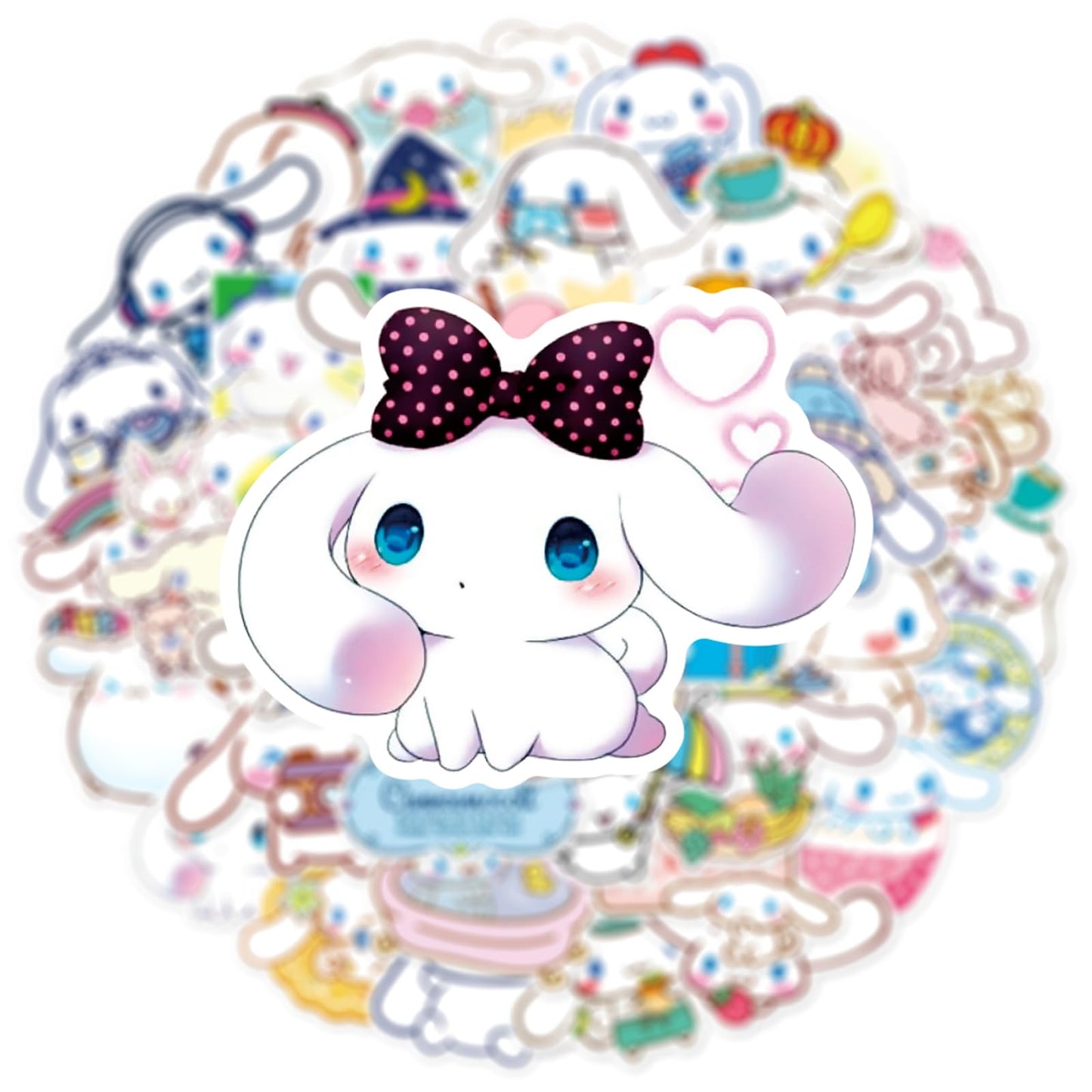 XXMML 50pcs Cute Cinnamoroll Stickers – Waterproof Vinyl Decals for Laptop, Water Bottle & More
