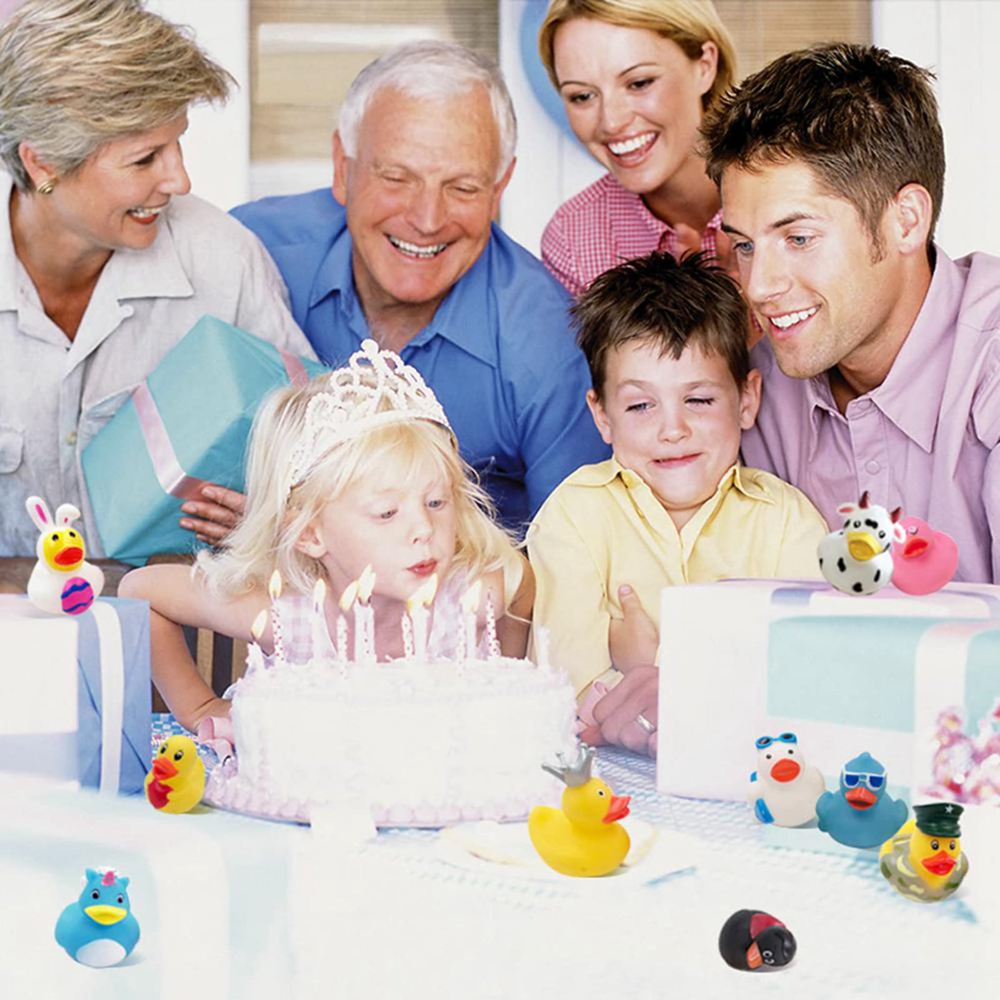 XY-WQ Rubber Duck 150 Pack – Bulk Bath Toys for Kids (2.3-inch)