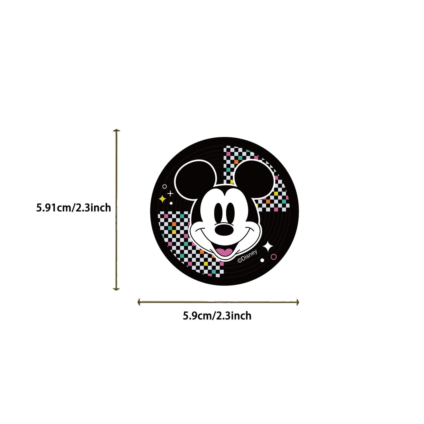 XYLL 50Pcs Mickey Mouse Sticker Pack – Waterproof Vinyl Stickers for Laptops & Gear