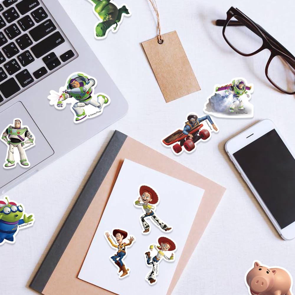 XYLL 50Pcs Toy Story Sticker Pack – Waterproof Vinyl Decals for Laptops & Water Bottles