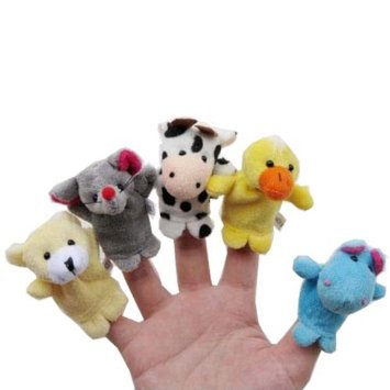 Yabber Finger Puppet Set — The Original Storytime Learning Aid (16 Pack)