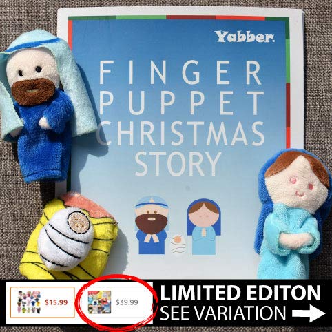 Yabber Finger Puppet Set — The Original Storytime Learning Aid (16 Pack)