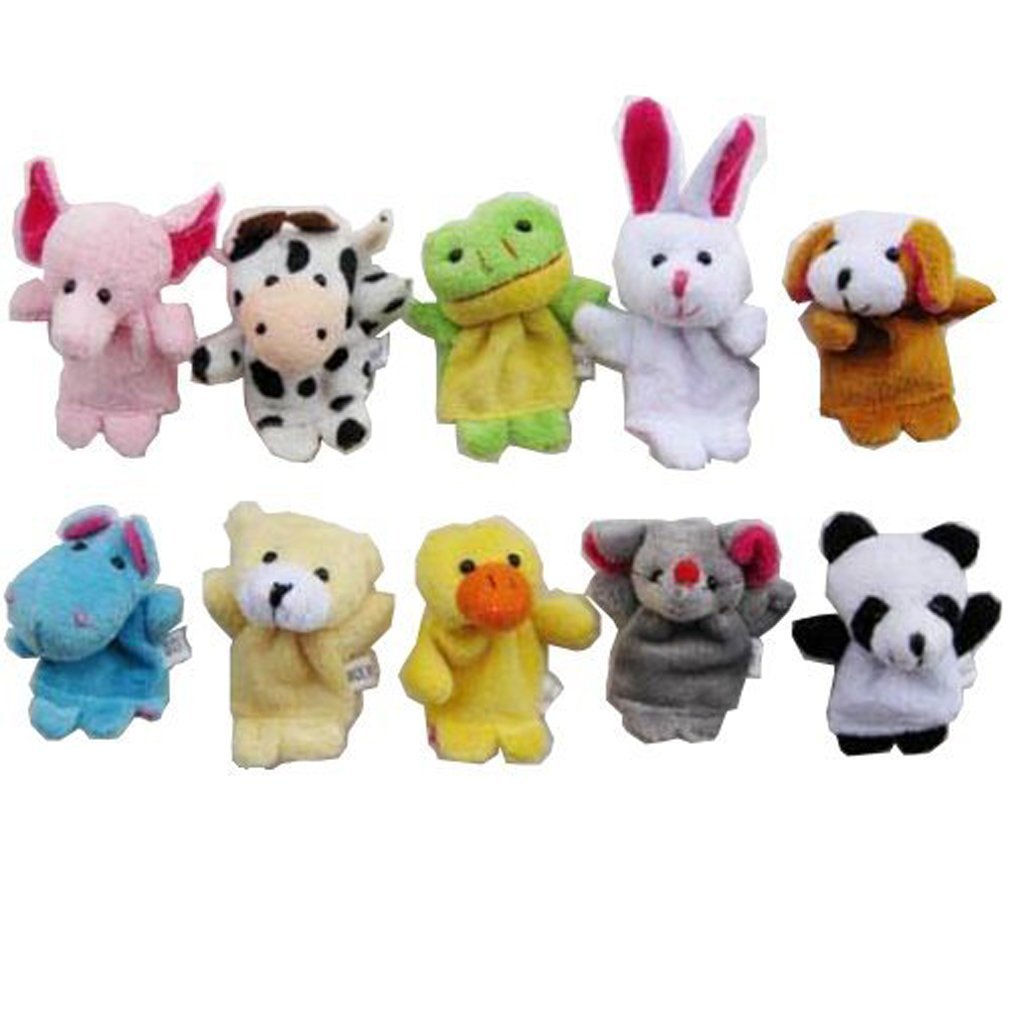 Yabber Finger Puppet Set — The Original Storytime Learning Aid (16 Pack)