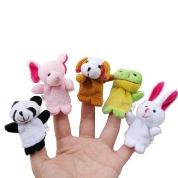 Yabber Finger Puppet Set — The Original Storytime Learning Aid (16 Pack)