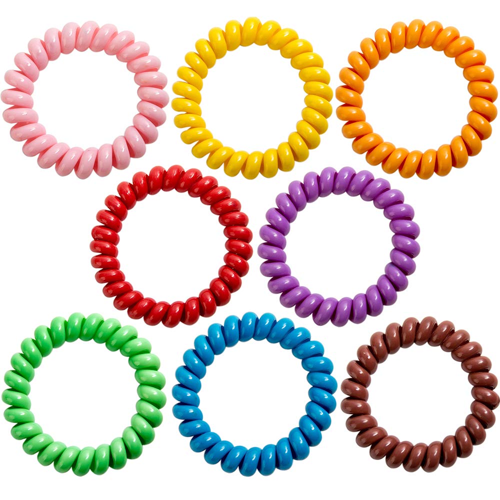 YAFANG Sensory Bracelets (8-Pack) – Fidget Coil Wristbands for Focus & Calm