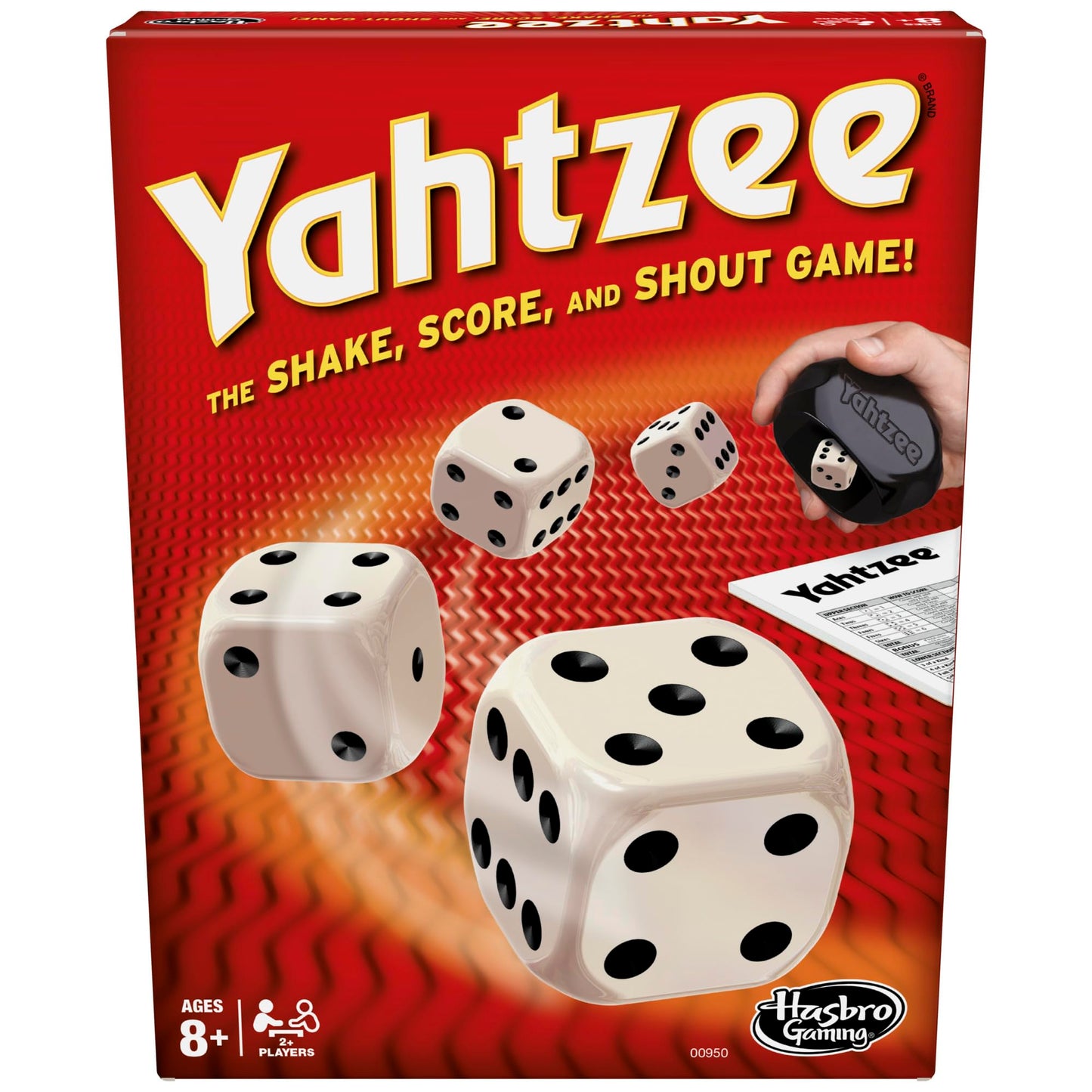 Yahtzee Game by Hasbro Gaming — Fast-Paced Dice Strategy for 2+ Players, Ages 8+