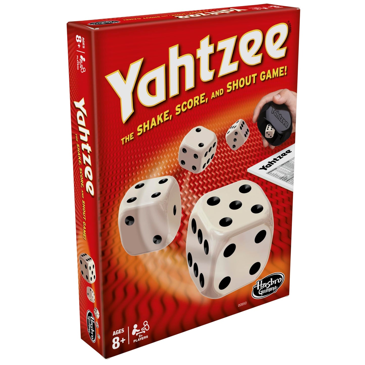 Yahtzee Game by Hasbro Gaming — Fast-Paced Dice Strategy for 2+ Players, Ages 8+