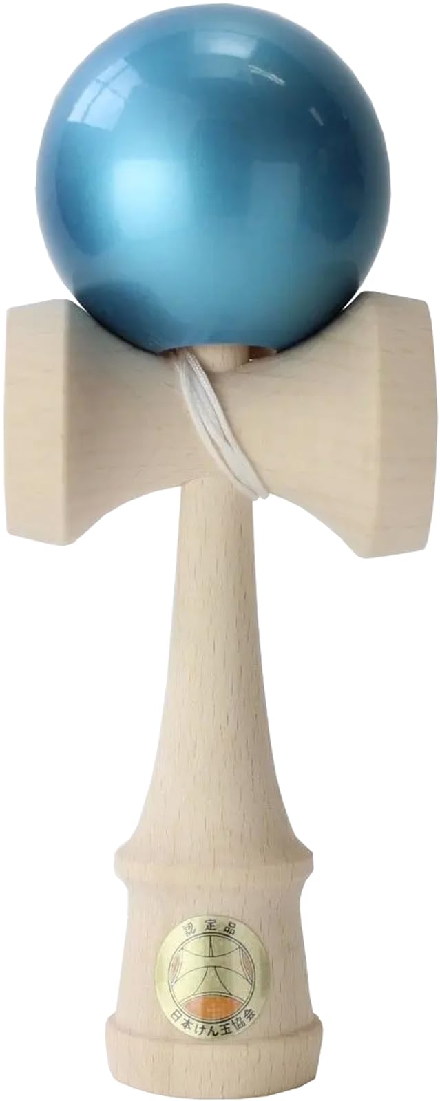 Yamagata Koubou Ozora Kendama – Premium Metallic Turquoise Blue | JKA Certified