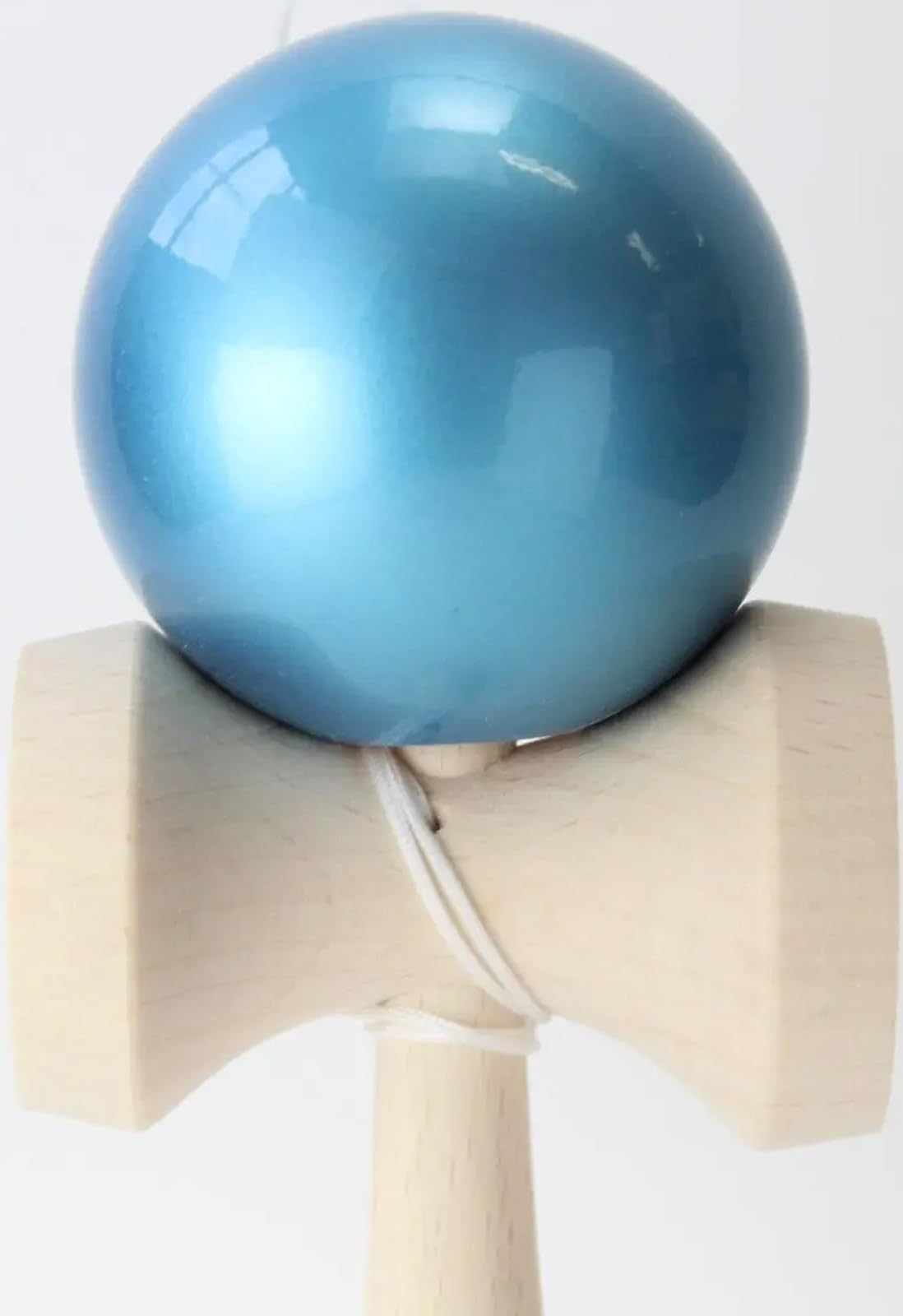 Yamagata Koubou Ozora Kendama – Premium Metallic Turquoise Blue | JKA Certified