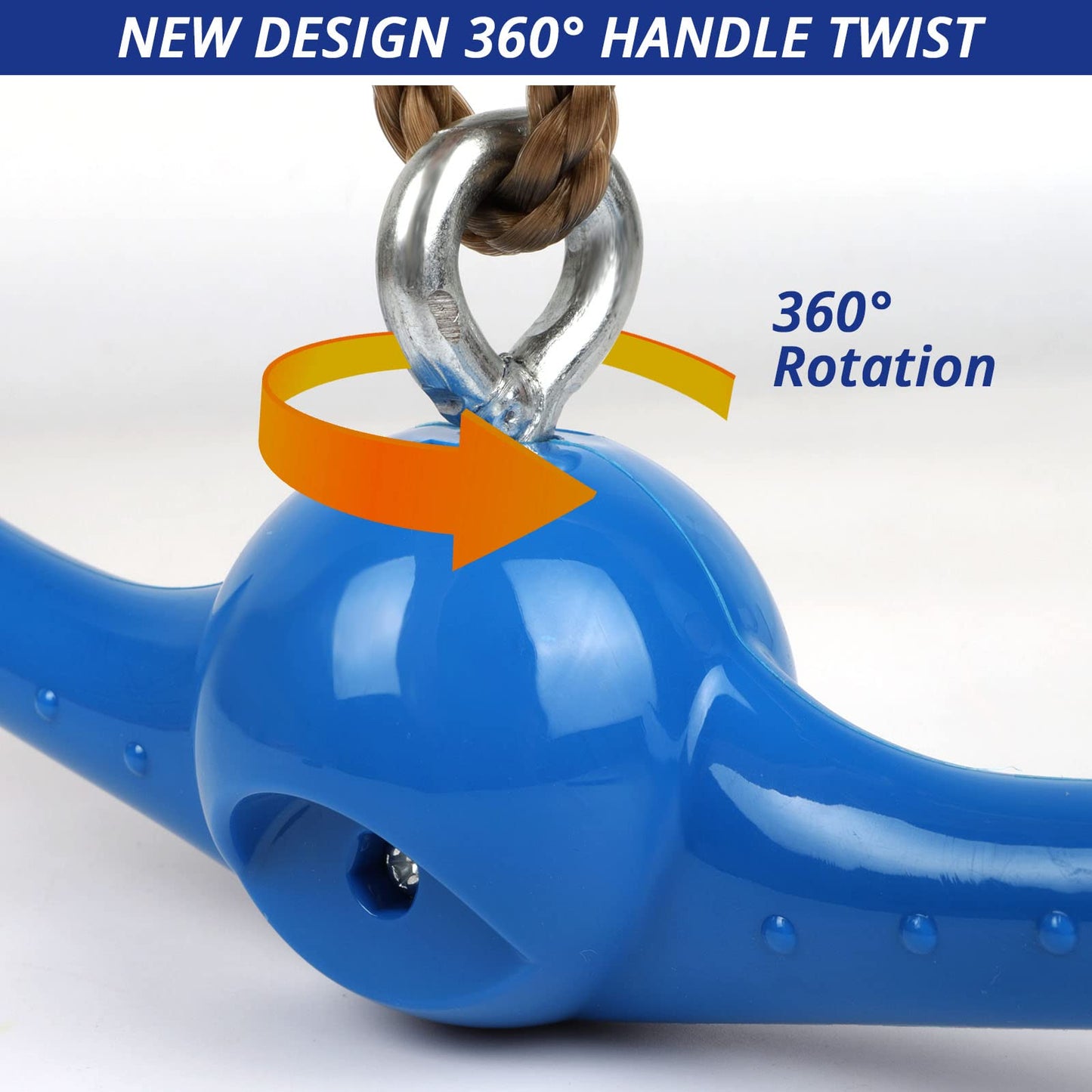 YAMIPROBI Ninja-Twister Swing Spins Set — 360° Handle Twist-Spin Toy for Playground & Backyard