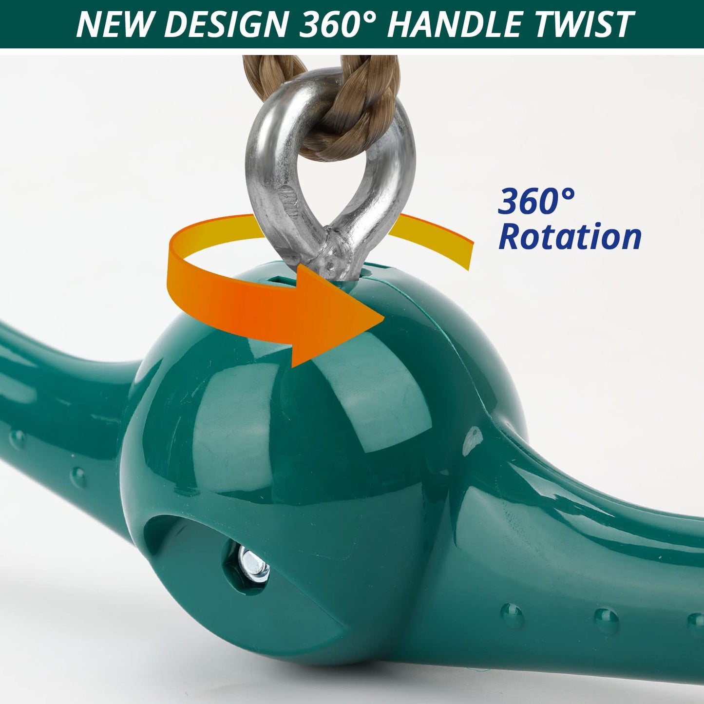 YAMIPROBI Swing Spins Set — 360-degree Twist-Spin Ninja Swing for Backyard Play