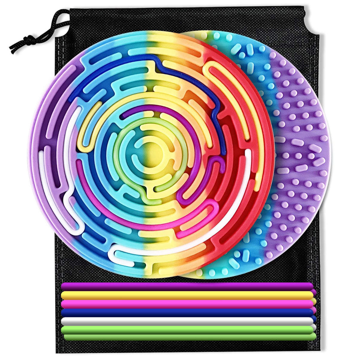 YANCIN Sensory Activity Board – Travel Fidget Toy for Autism, ADHD & Focus