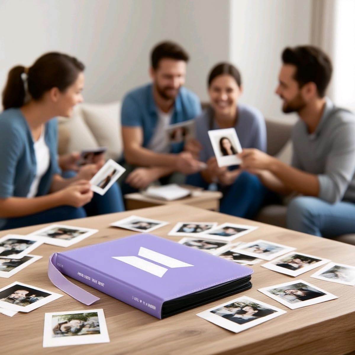 YANENG Photocards Binder 400 Pockets – Premium PU Leather Album for Army Card Collectors