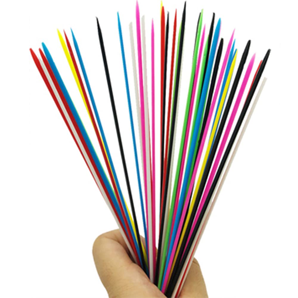 YANQINQIN Colorful Pick Up Sticks – 6.3-Inch Family Game