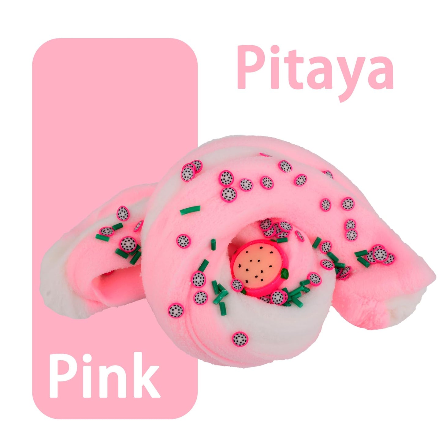 Yaobilei 2 Pack Cloud Slime Kit – Pink Pitaya & Purple Grape Slime with Charms