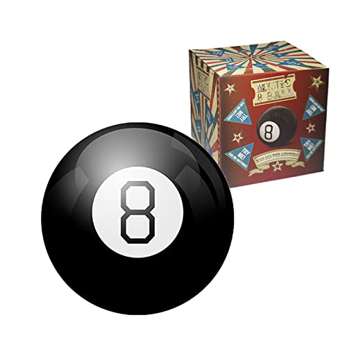 Yassk Mystic 8 Ball Retro Edition – Floating Answers Fortune Telling Ball (3.3-inch)