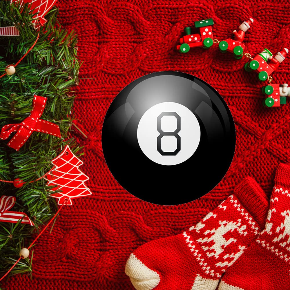 Yassk Mystic 8 Ball Retro Edition – Floating Answers Fortune Telling Ball (3.3-inch)