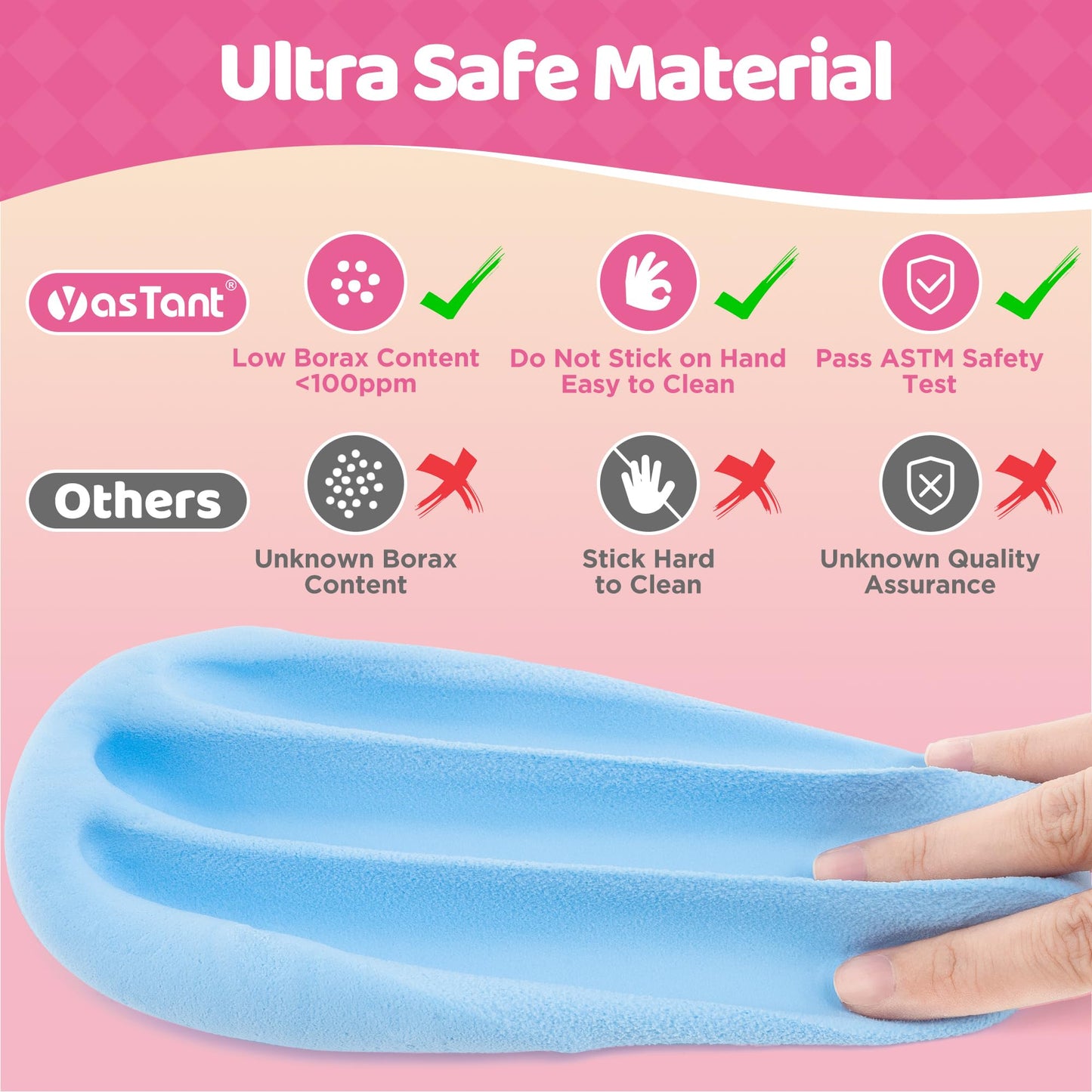 YasTant 56-Color Butter Slime Kit – Non-Sticky Slime Party Pack for Kids 3-12