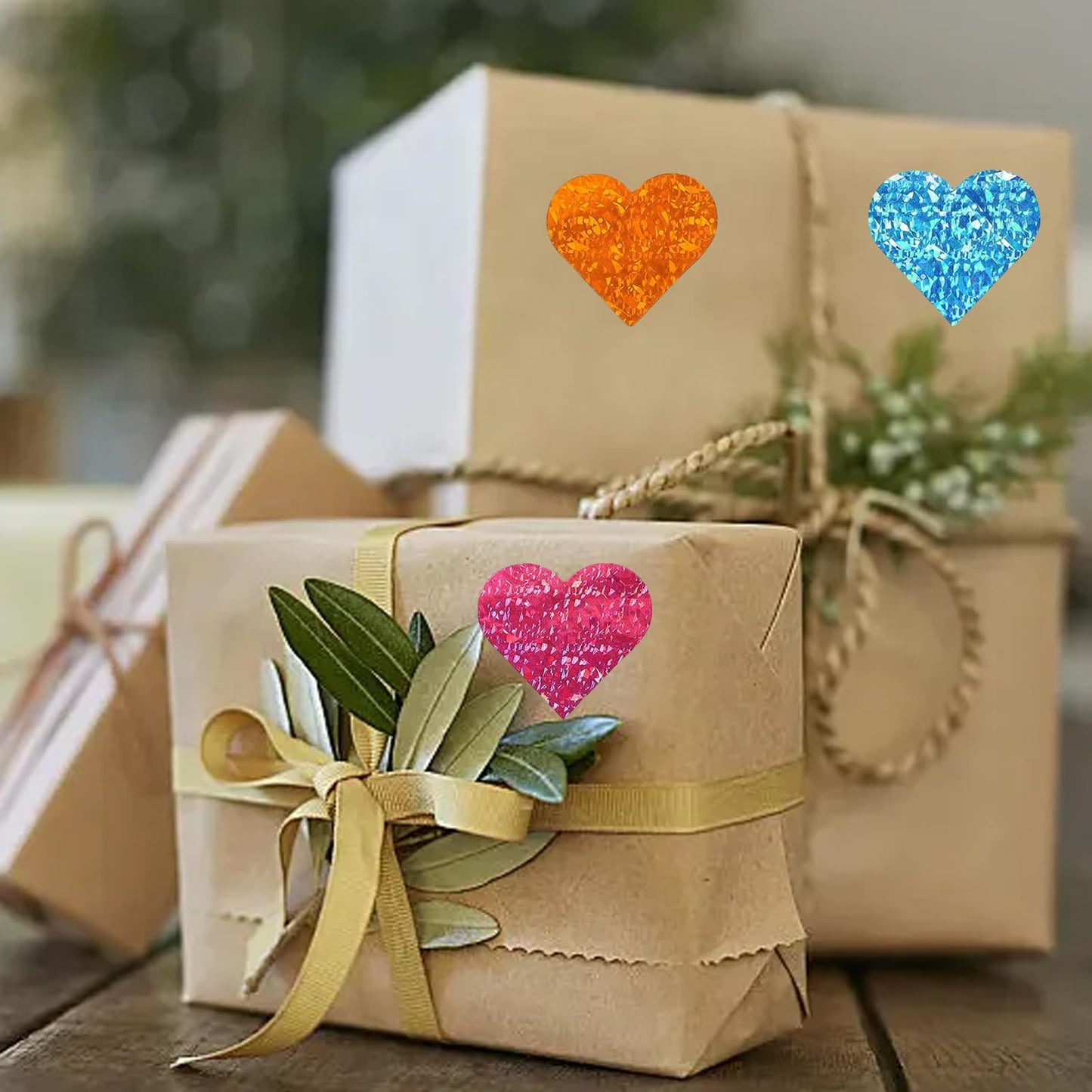 Ycfish 500 Pcs Funky Heart Stickers – Valentine Decor, Gift Labels & DIY Crafts