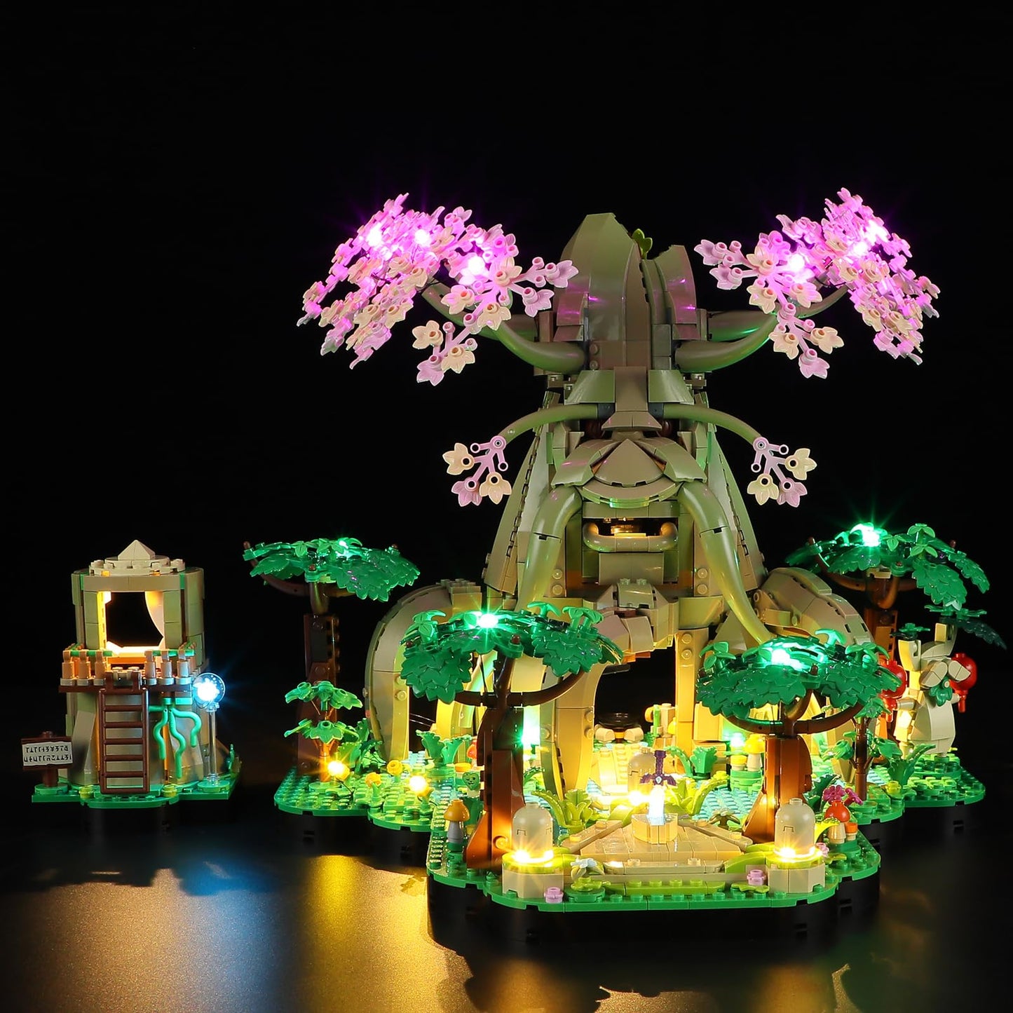 YEABRICKS LED Light Kit for 77092 Great Deku Tree 2-in-1 – Display Enhancement