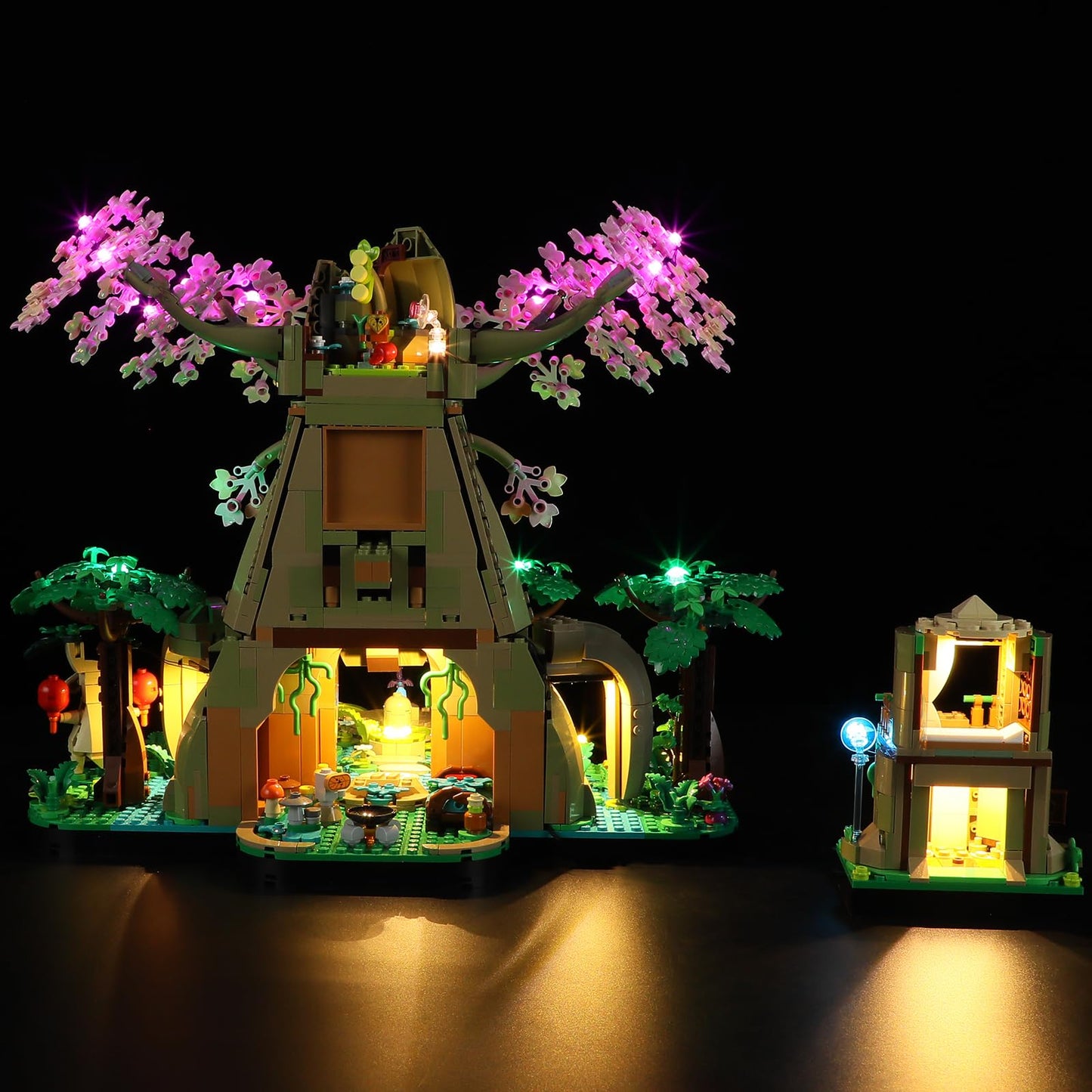 YEABRICKS LED Light Kit for 77092 Great Deku Tree 2-in-1 – Display Enhancement
