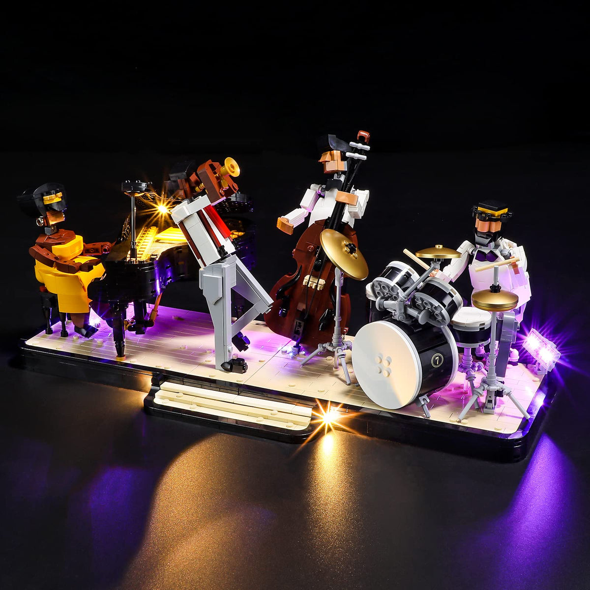 YEABRICKS LED Light Kit for Lego 21334 Jazz Quartet | Illuminate Your Jazz Quartet Model