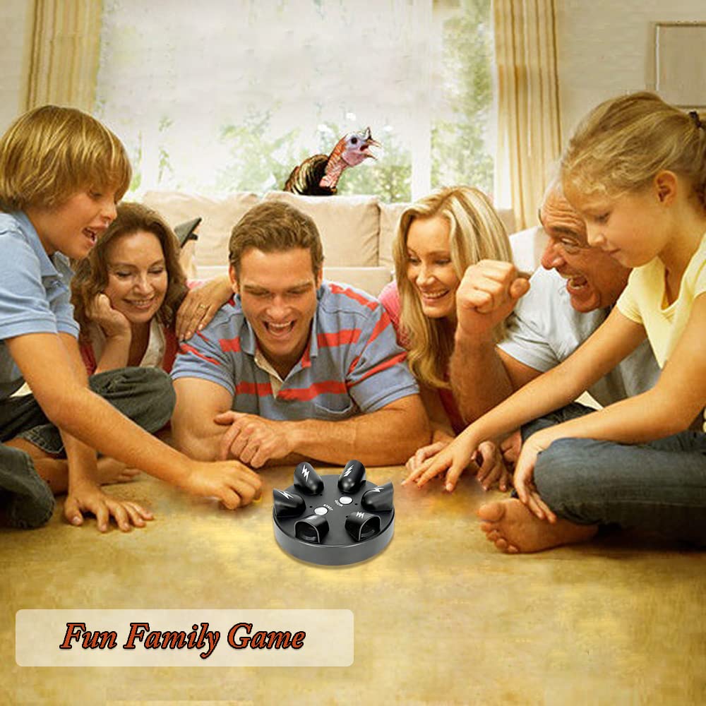 YEIBOBO Shock Roulette Party Game – Electric Finger Shocking Roulette for 2-6 Players