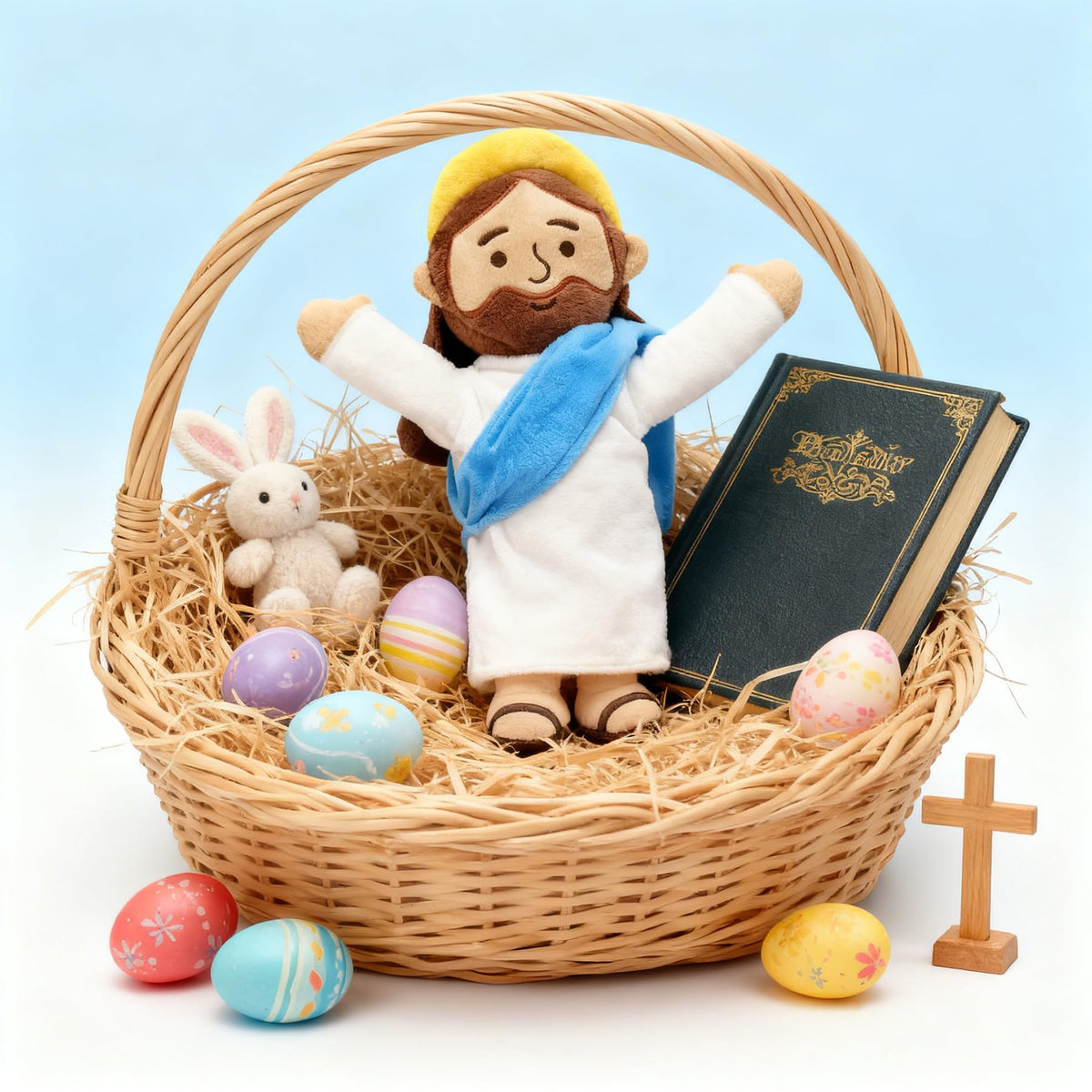 Yelakey 13-Inch Jesus Plush - Soft Christian Doll for Easter, Christmas & Gifts