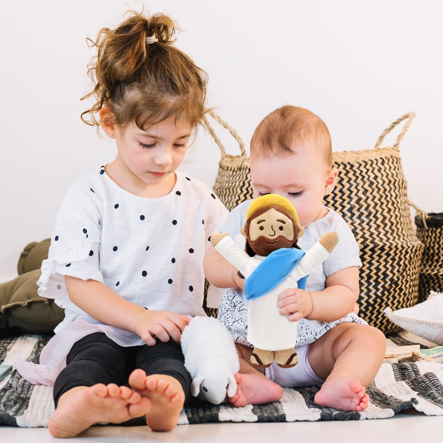 Yelakey 13-Inch Jesus Plush - Soft Christian Doll for Easter, Christmas & Gifts