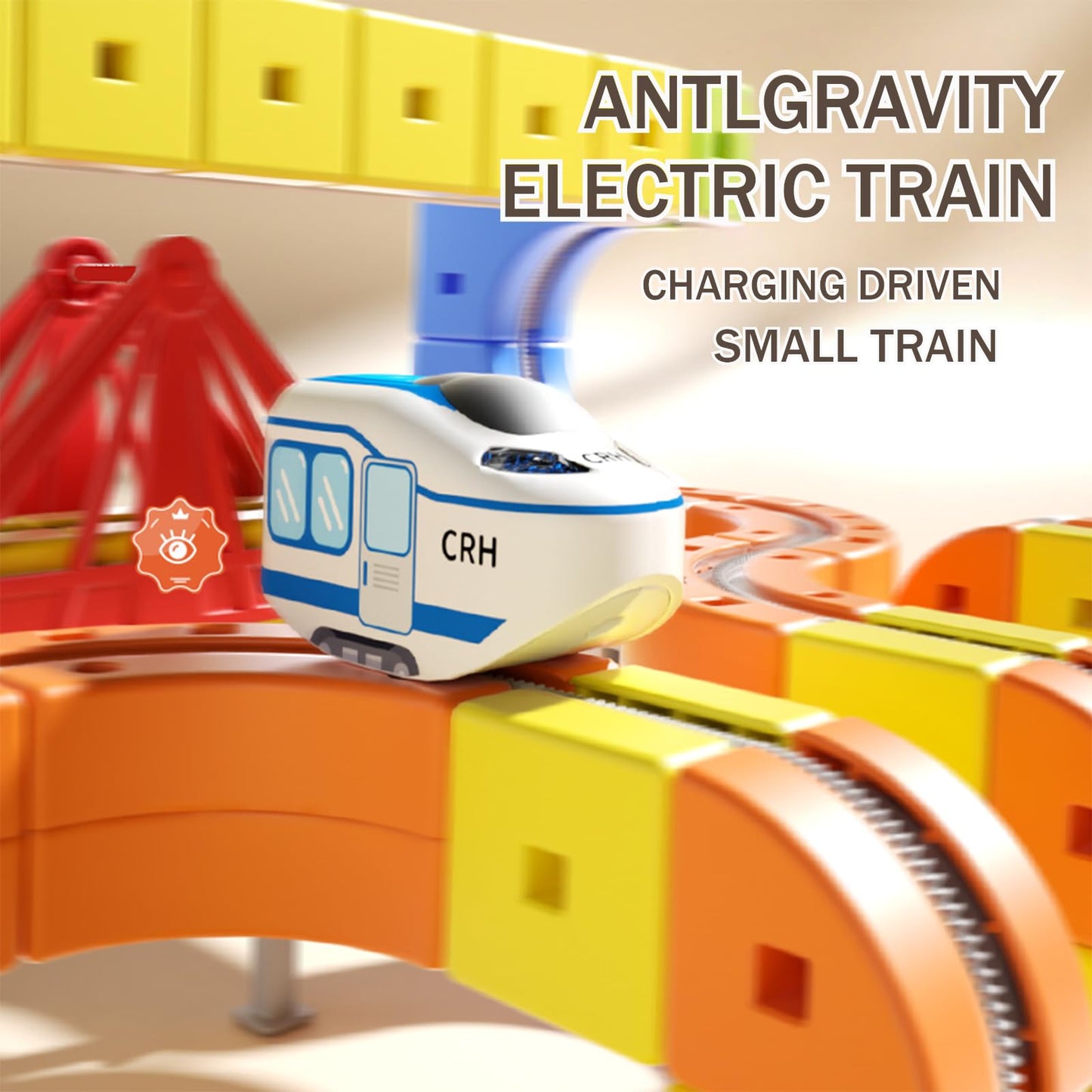 YELEONGY 160PCS Trackfusion Magnetic Monorail – Magnetic Train Set for Kids Aged 4-8