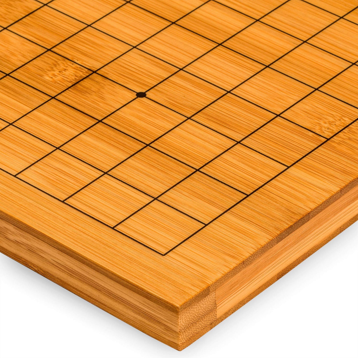 Yellow Mountain Imports Bamboo Go Board 19x19/13x13 – Reversible Goban with Stones & Bamboo Bowls