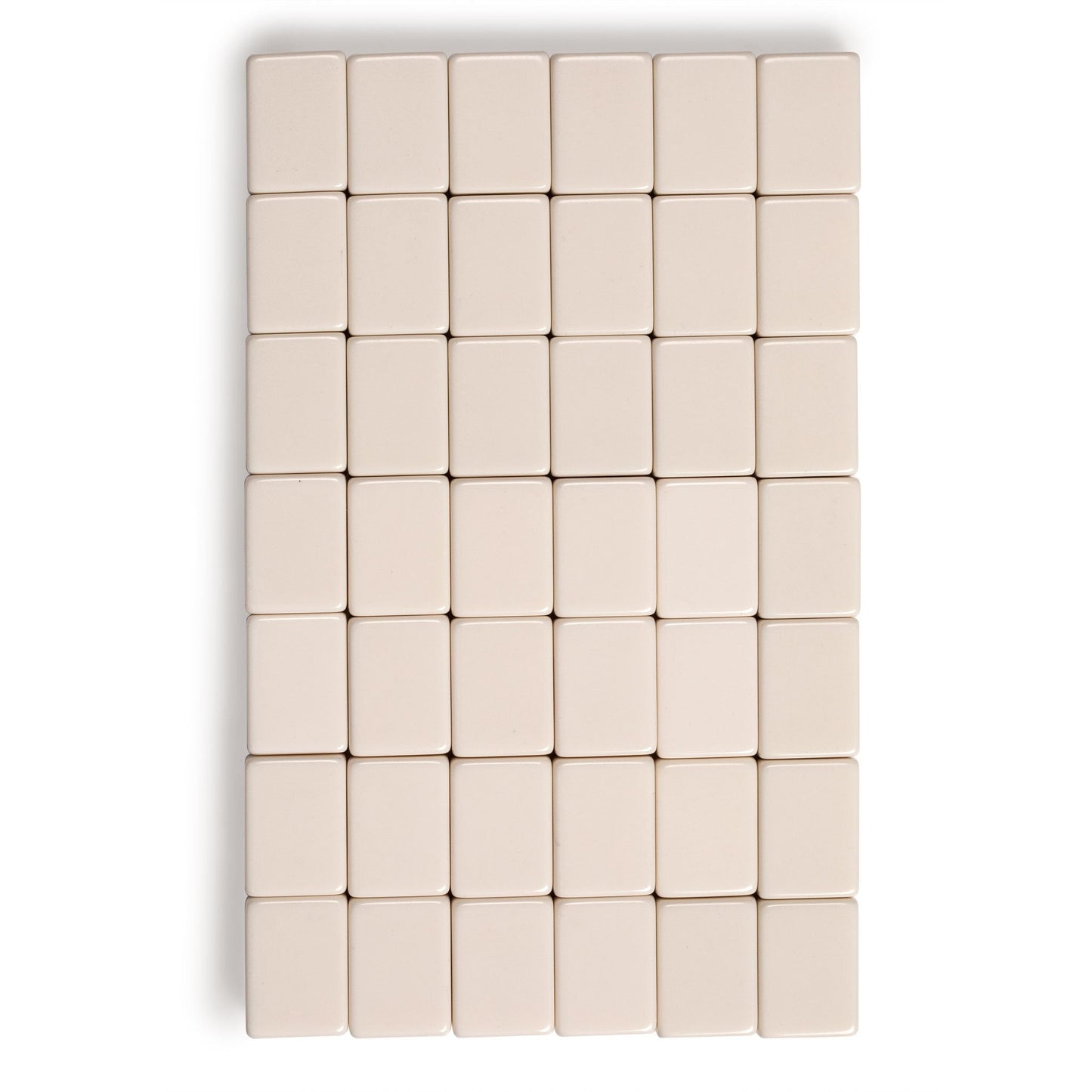 Yellow Mountain Imports Mojave American Mahjong Set – Ivory Tiles, Brown Soft Case, Racks, Coins, Dice & Wind Indicator