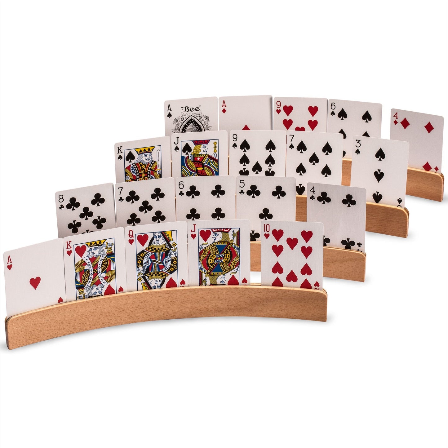 Yellow Mountain Imports Panorama Wooden Card Holders – Set of 4