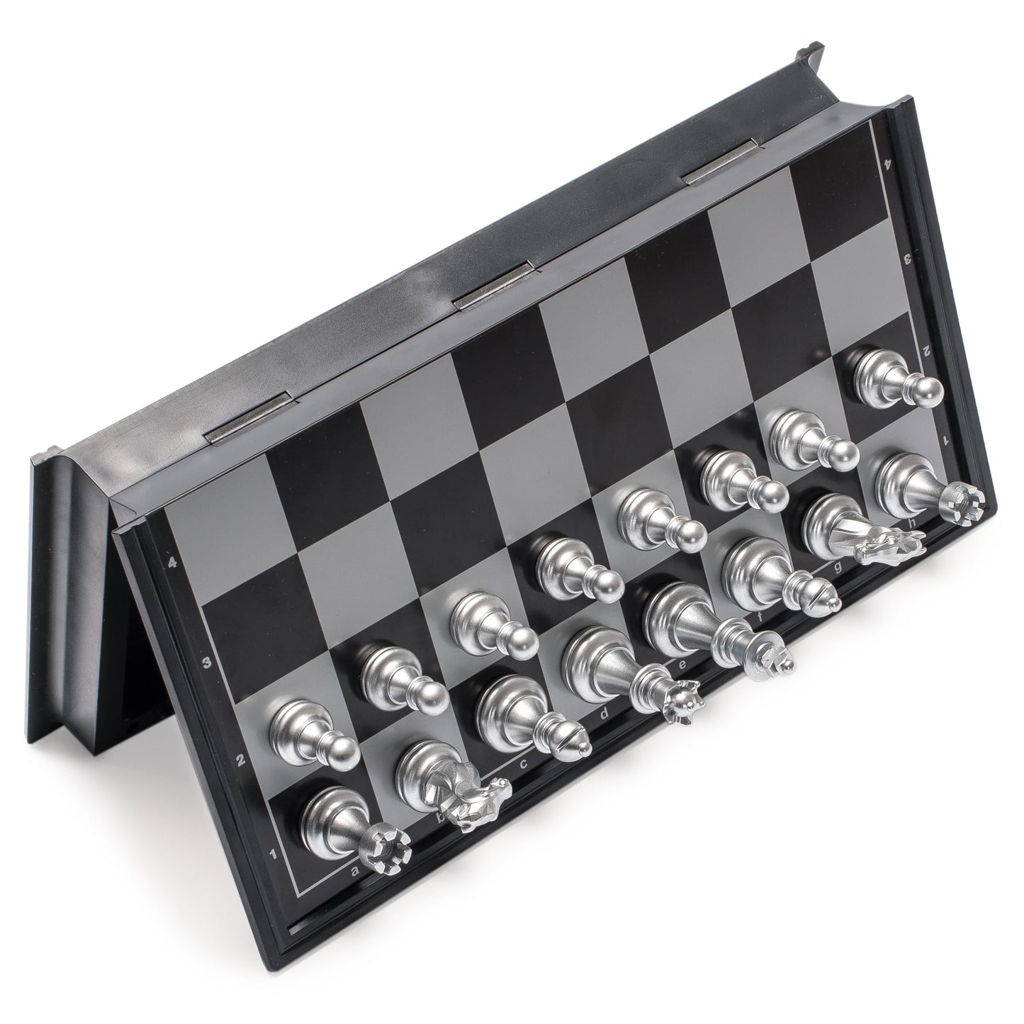 Yellow Mountain Imports Travel Magnetic Chess Set (9.8-Inch) – Folding & Portable Board Game