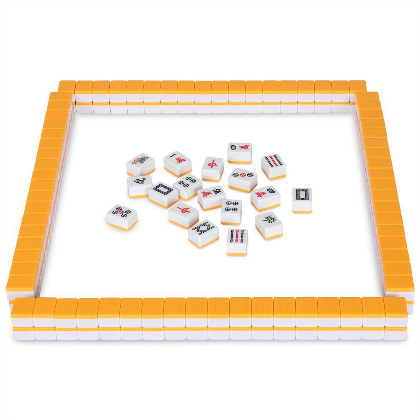 Yellow Mountain Imports Rouge Prestige Chinese Mahjong Set – 146 Tiles, Professional Traditional Play