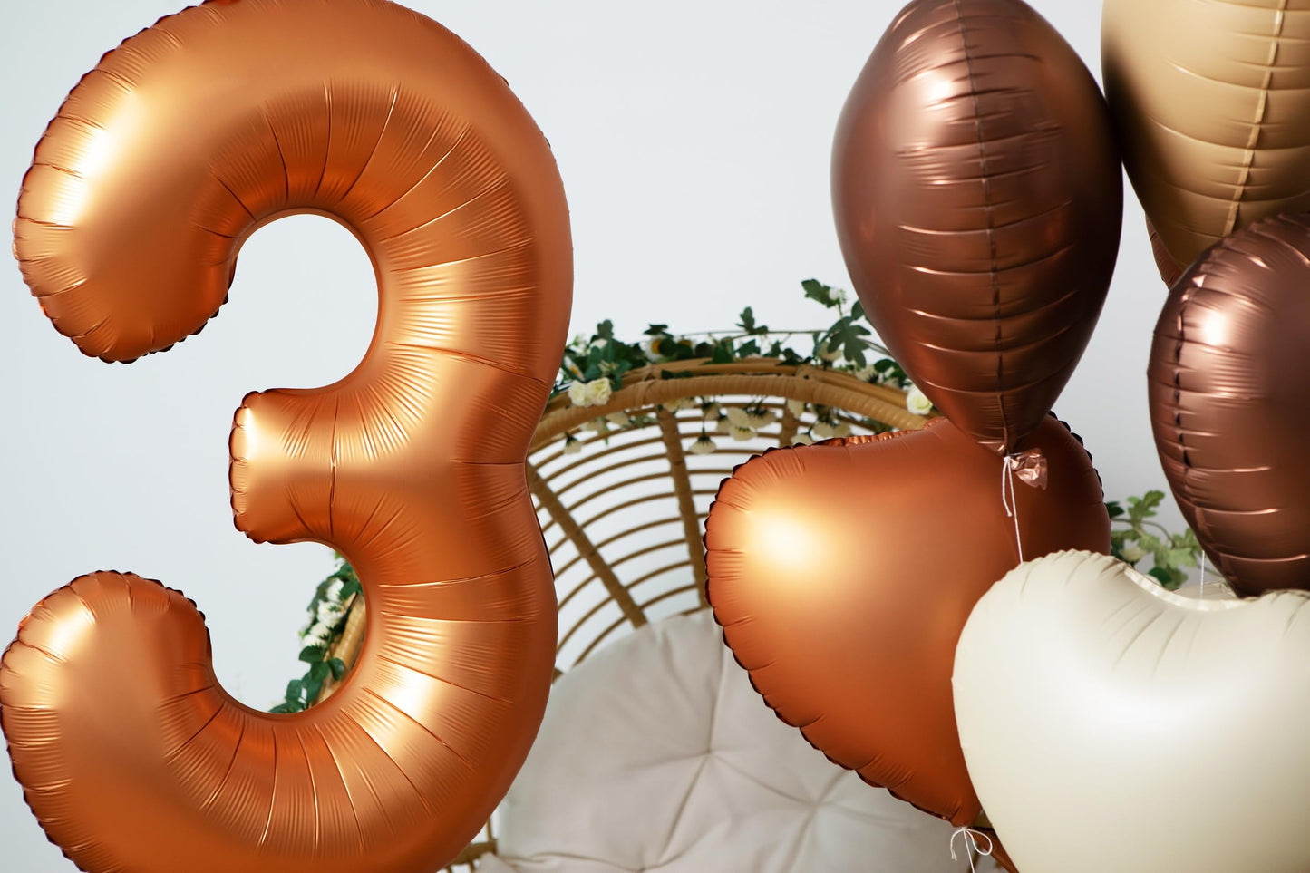 Yeodong 40-Inch Orange Number 6 Balloon – Giant Foil Helium Birthday Decor