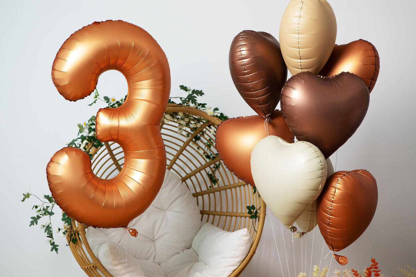 Yeodong 40-Inch Orange Number 6 Balloon – Giant Foil Helium Birthday Decor