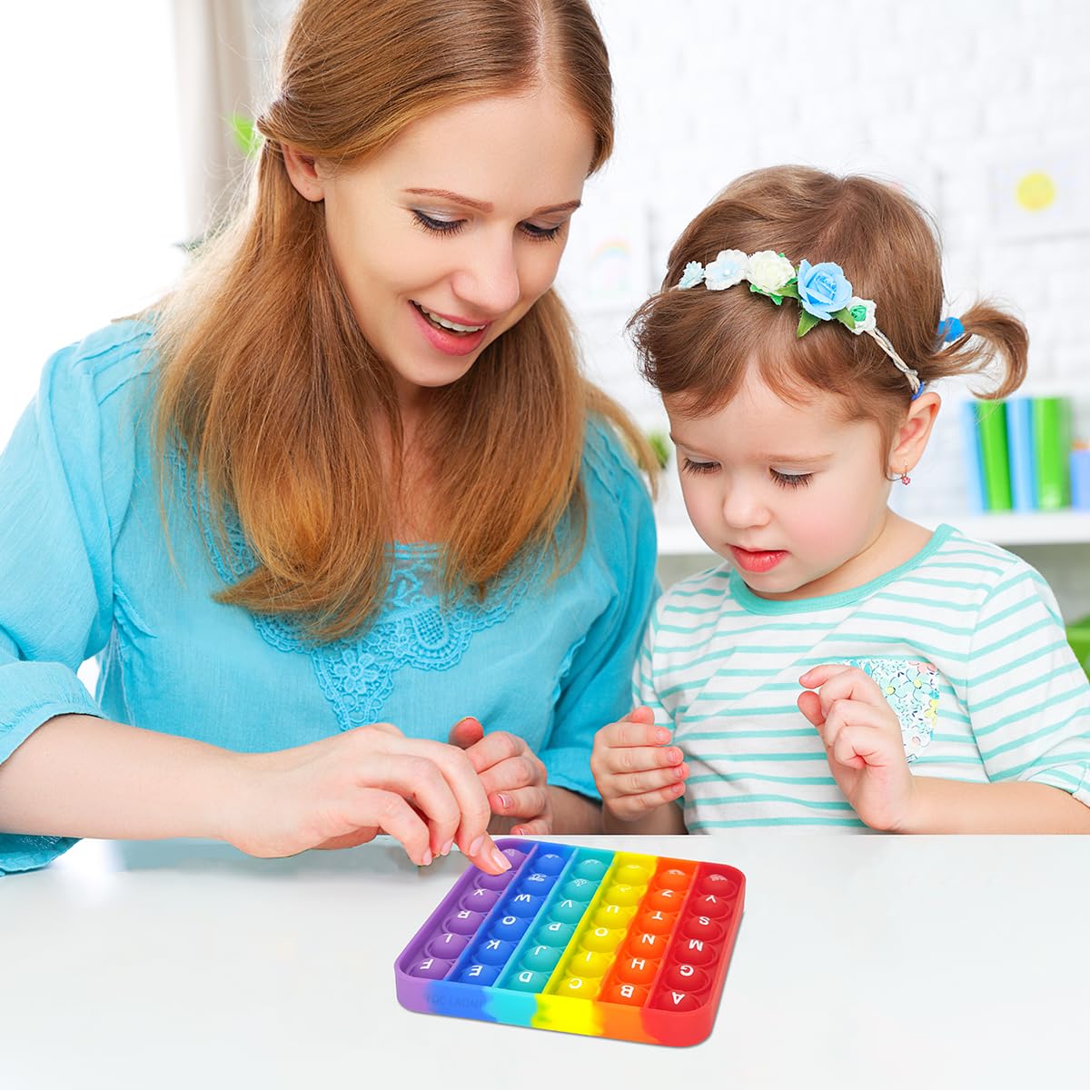 YGC LAOMI Learn 26 Letters & 1-30 Numbers – 2-in-1 Sensory Fidget Toy for Kids