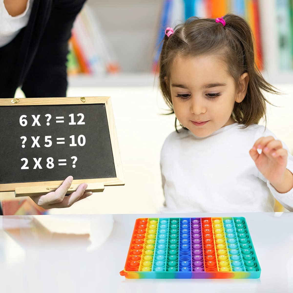 YGC LAOMI P00p Multiplication Table Fidget Toy – Math Practice & Stress-Relief Game