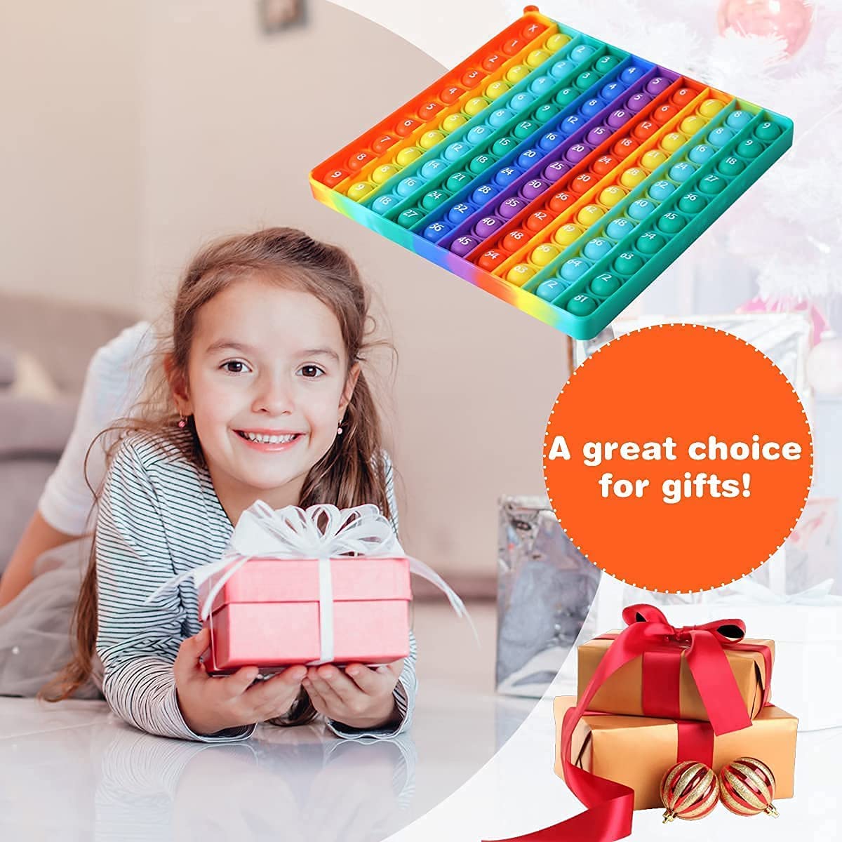 YGC LAOMI P00p Multiplication Table Fidget Toy – Math Practice & Stress-Relief Game
