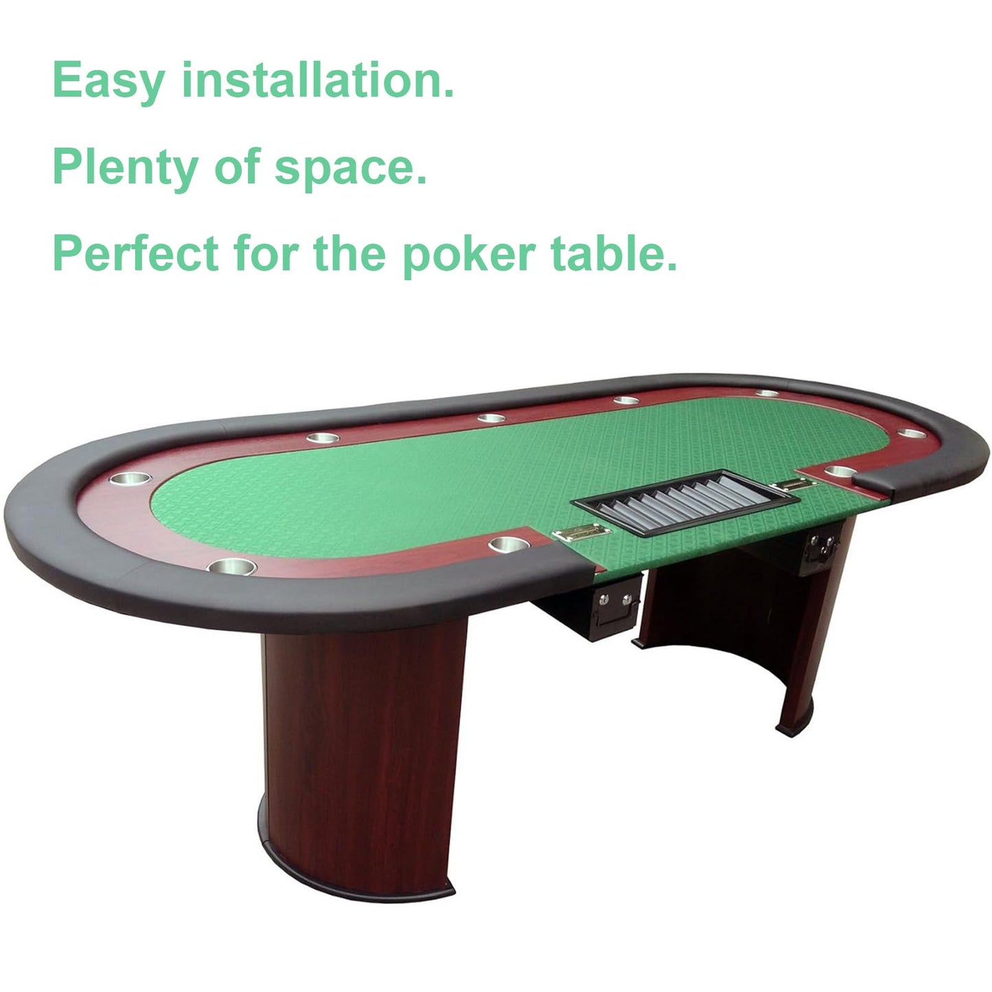 YH Poker Poker Table Drop Box with Locking Rake Box and Money Slot