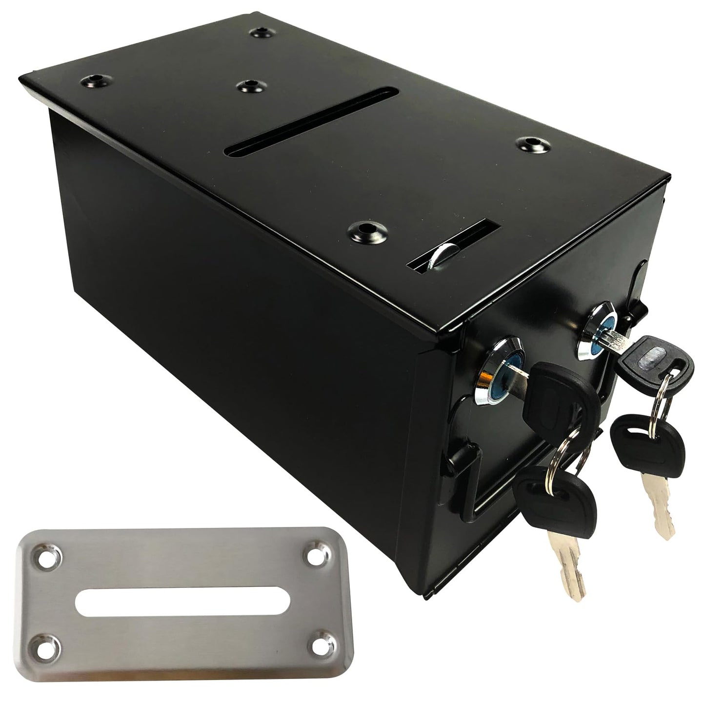 YH Poker Poker Table Drop Box with Locking Rake Box and Money Slot